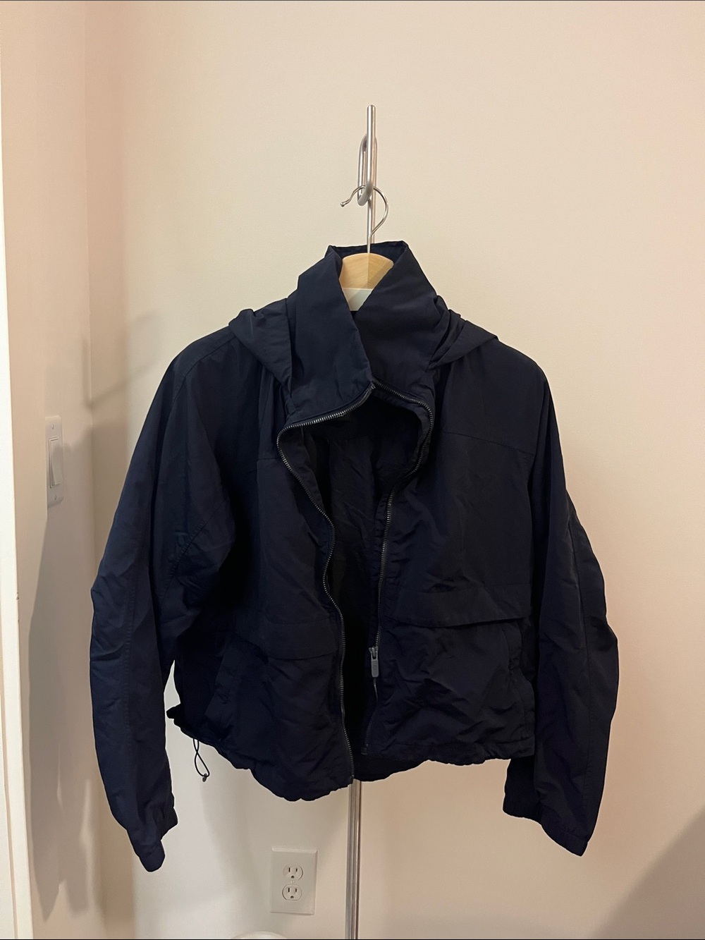 lululemon athletica Navy Blue Hooded Jacket